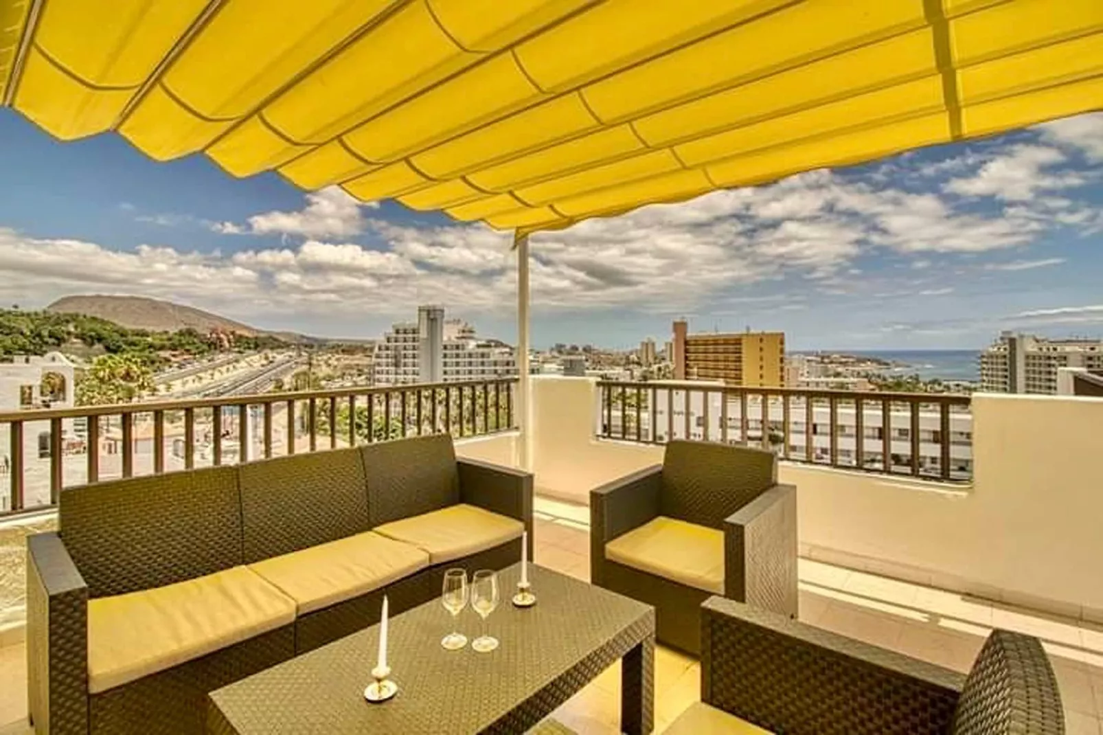 Luxury Penthouse Garajonay-Terrasbalkon
