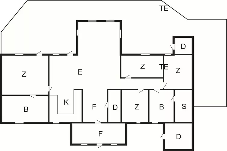 5 sterren vakantie huis in Treungen-Plattegrond