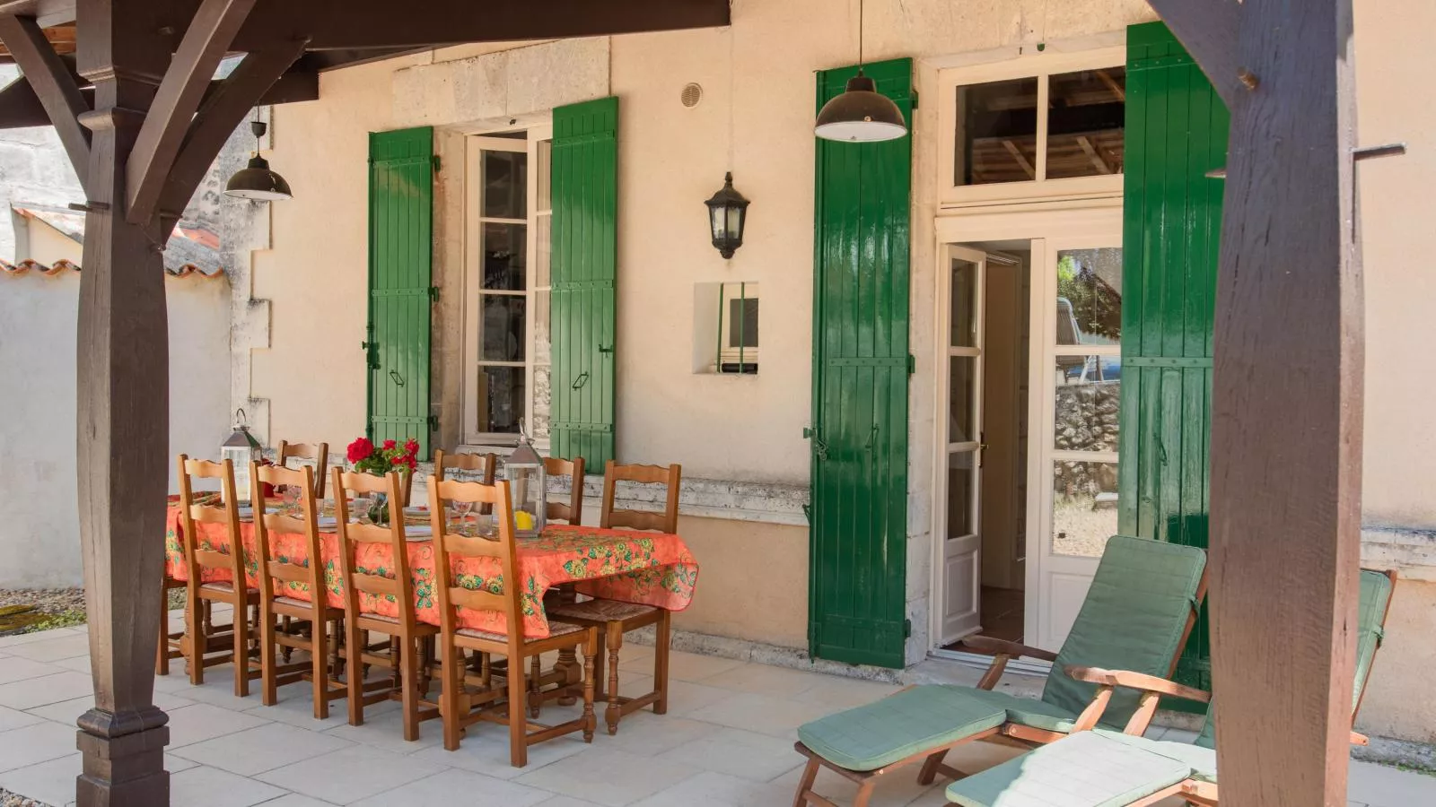 Gîtes de La Maison du Bonnesheur-Terrasbalkon