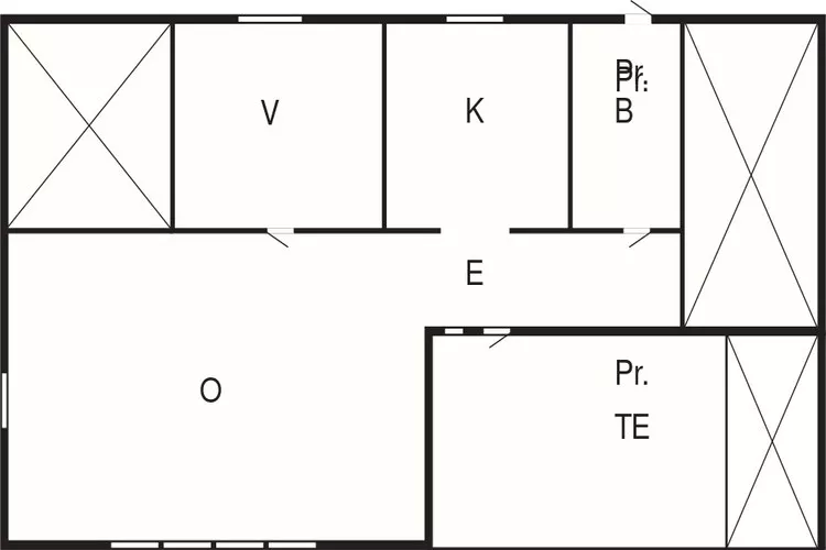 6 Personen vakantie huis in Skummeslövsstrand-Plattegrond