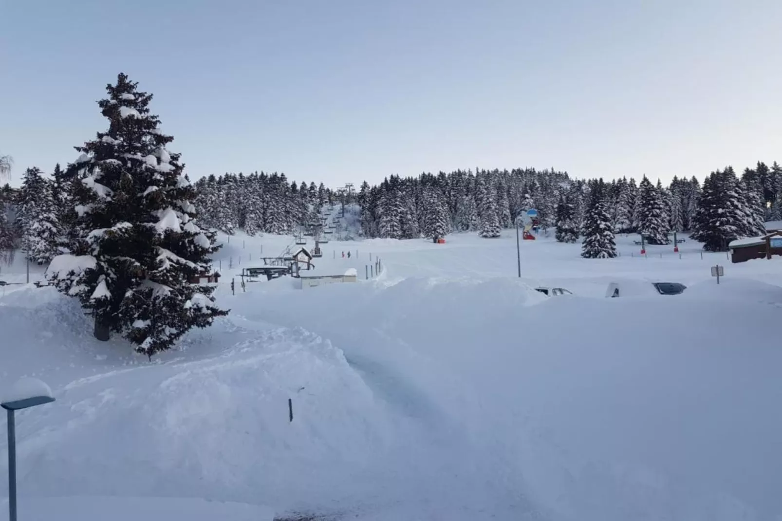 V du Bachat Arolles A n°26 - 2P4-Gebied winter 1km