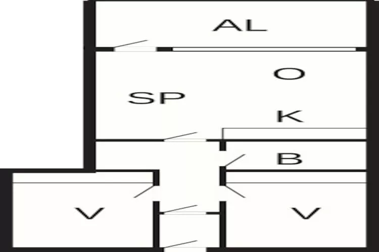 3 room-Plattegrond