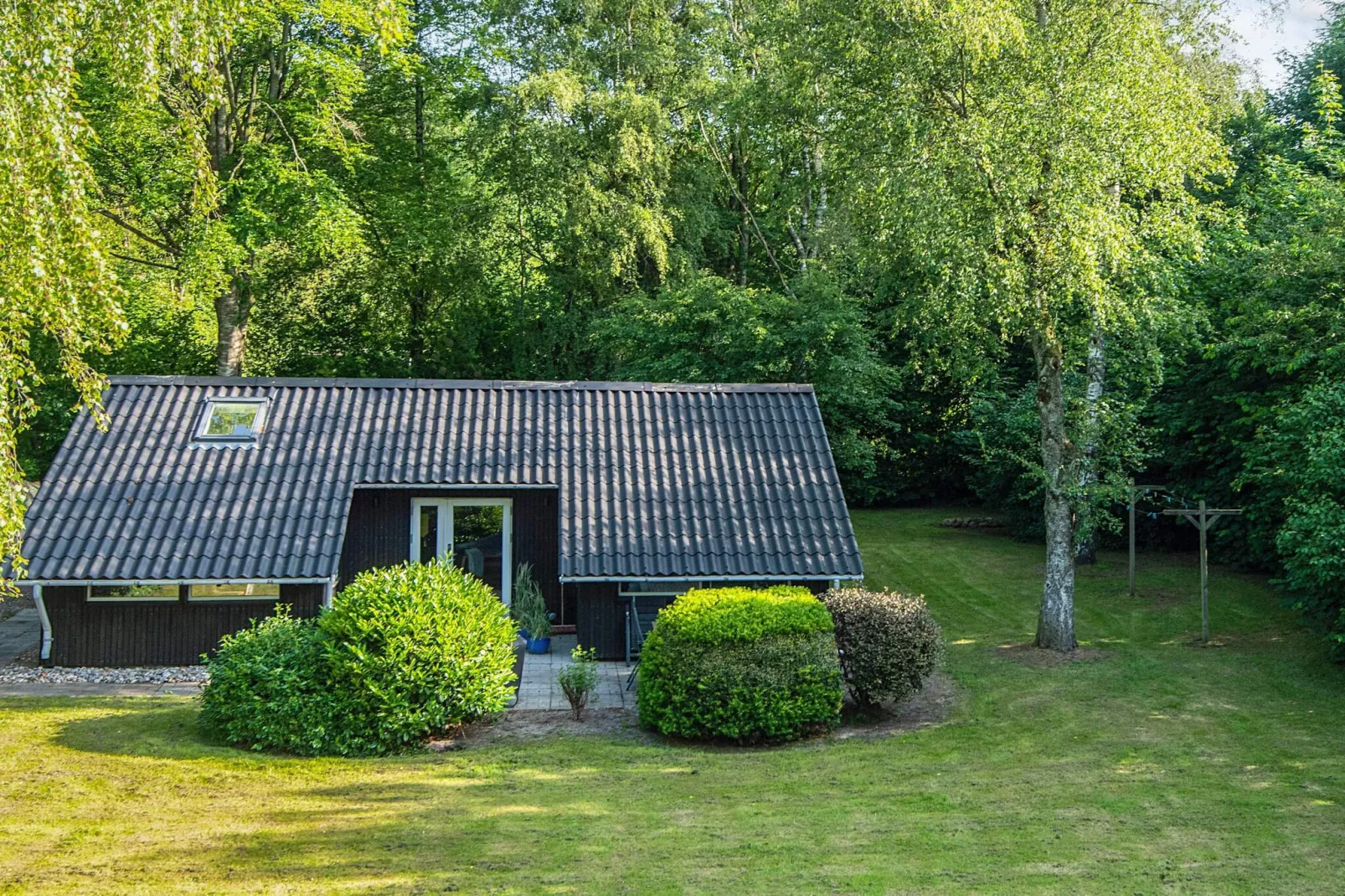 Familiehuisje met terras en gazon-Uitzicht