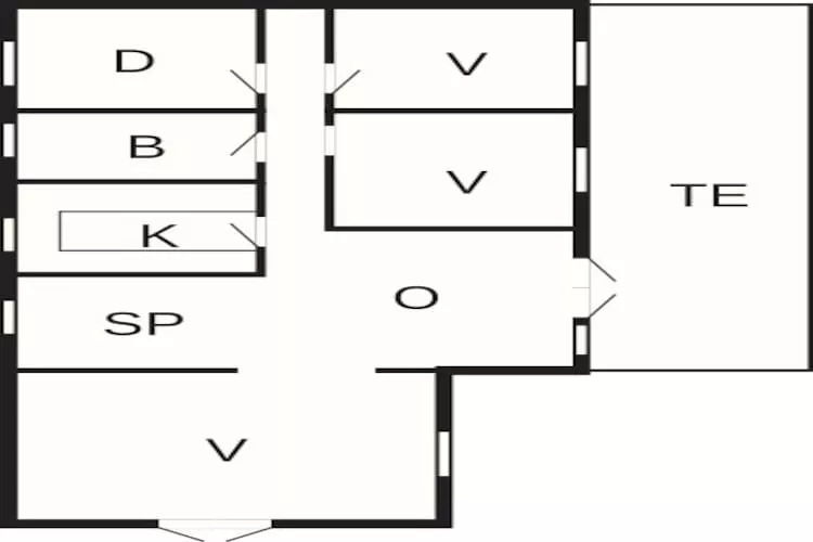 6 persoons vakantie huis in Blokhus-By Traum-Plattegrond
