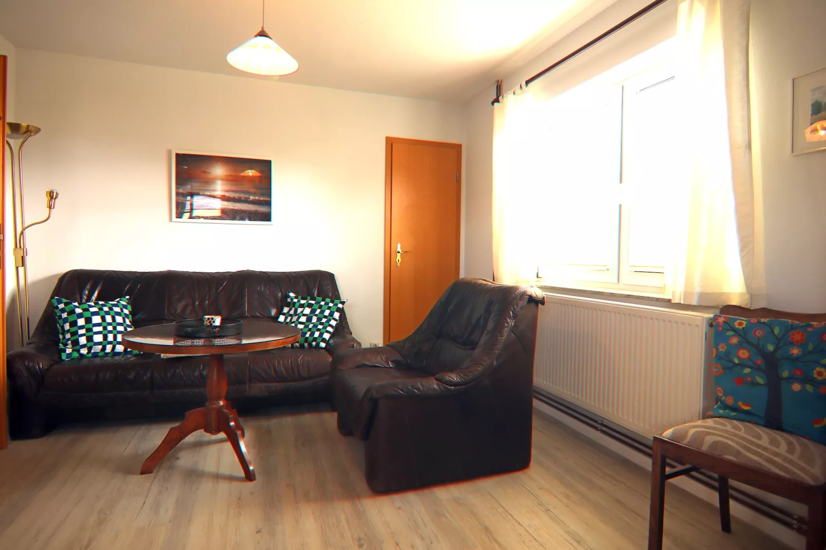 Ferienwohnung Fred strandnah in Rerik-Woonkamer