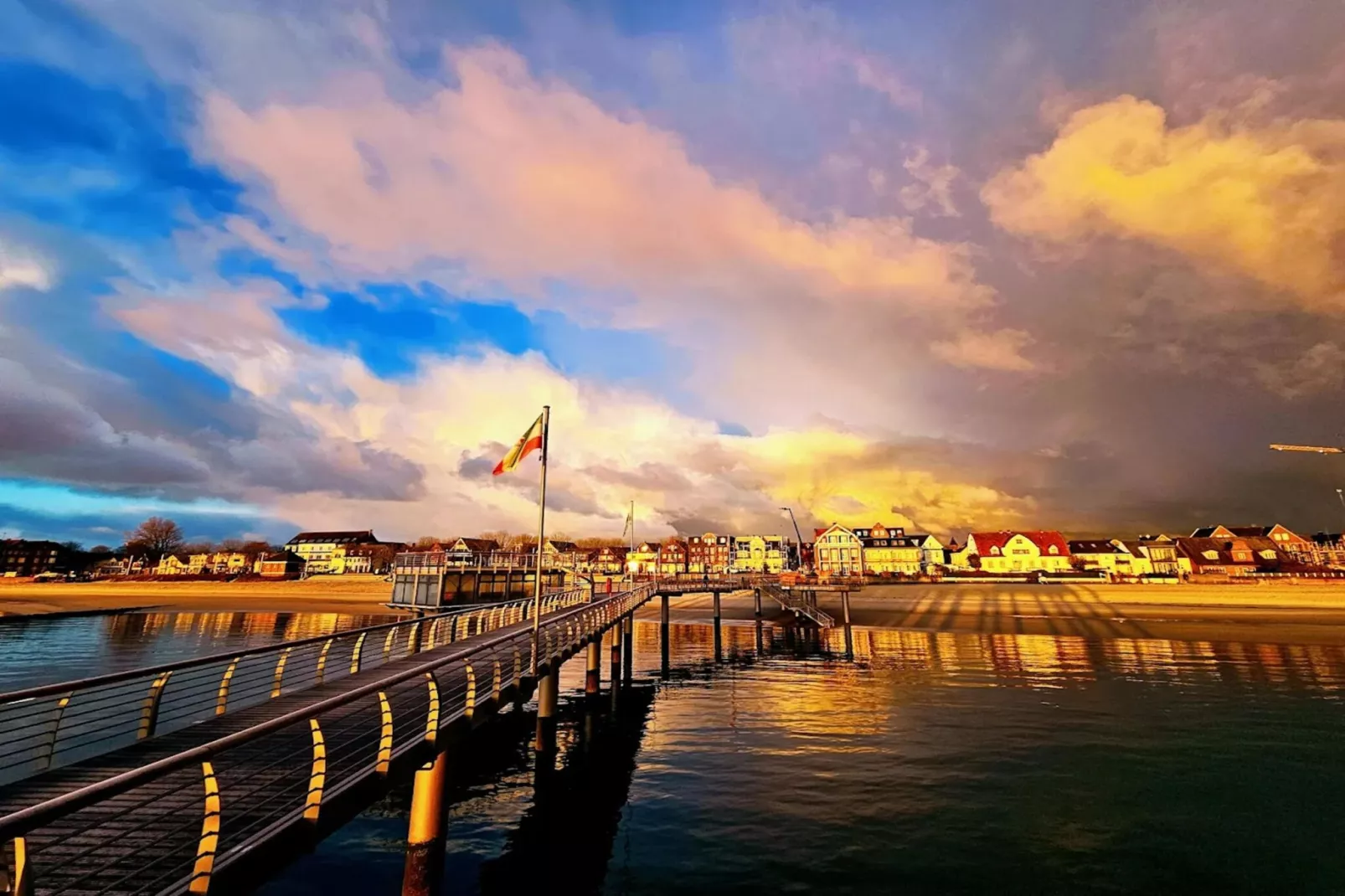 Apartment Wyk auf Föhr2-Raum-App Nr 3 Harckens-Gebieden zomer 1km