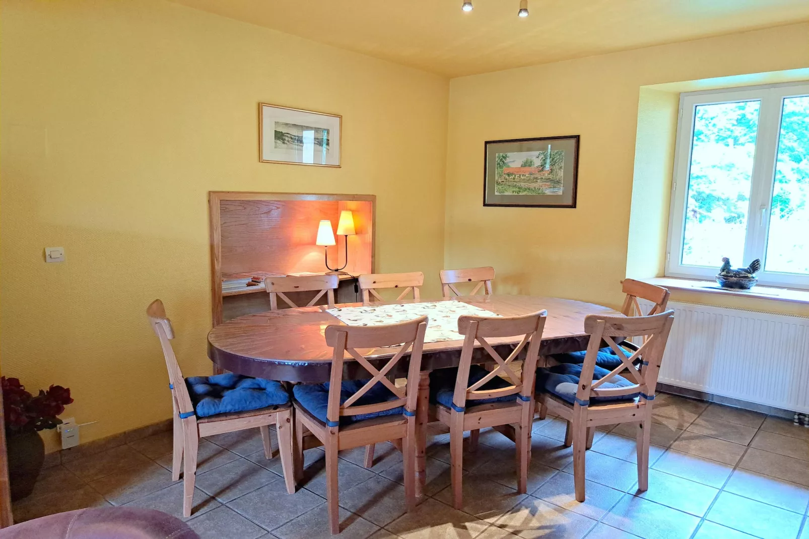 Holiday farm Kindwiller / Type B - Maison 90 qm-Eetkamer