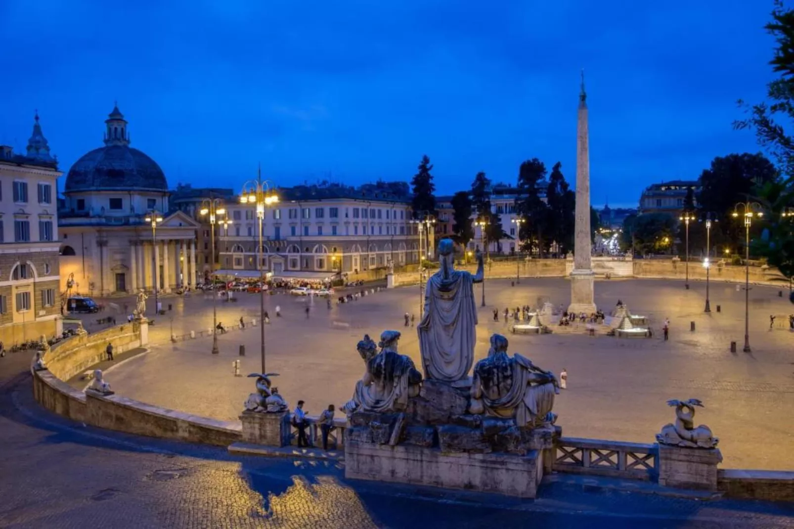 Piazza del Popolo-Gebieden zomer 5km