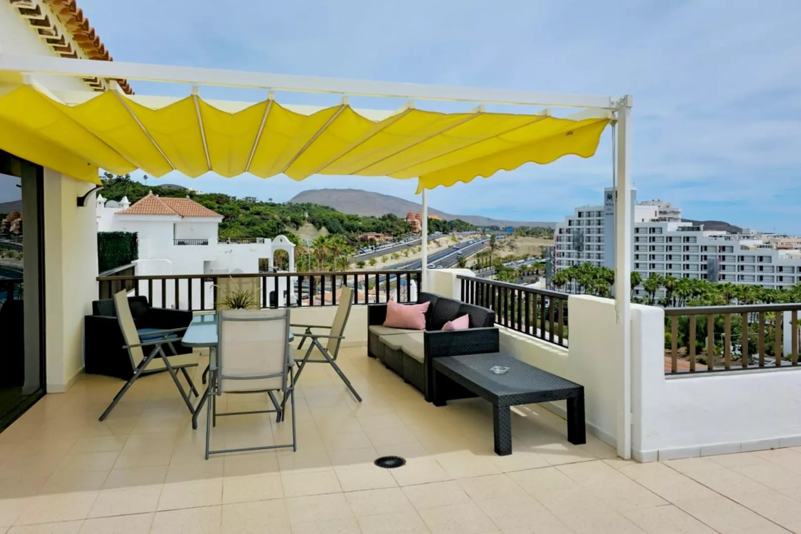 Luxury Penthouse Garajonay-Terrasbalkon
