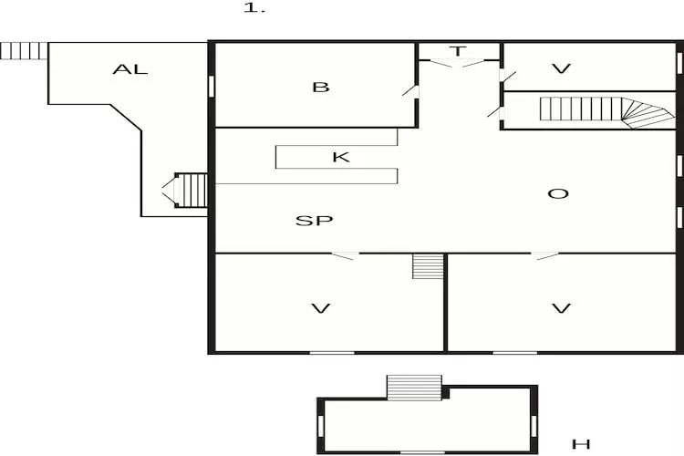 4 sterren vakantie huis in Thisted-By Traum-Plattegrond