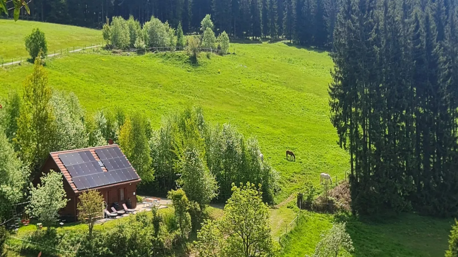 Sternenchalet-Buitenkant zomer