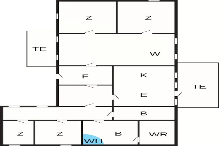 8 persoons vakantie huis in Svendborg-Plattegrond