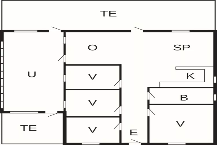 7 Personen vakantie huis in Væggerløse-Plattegrond