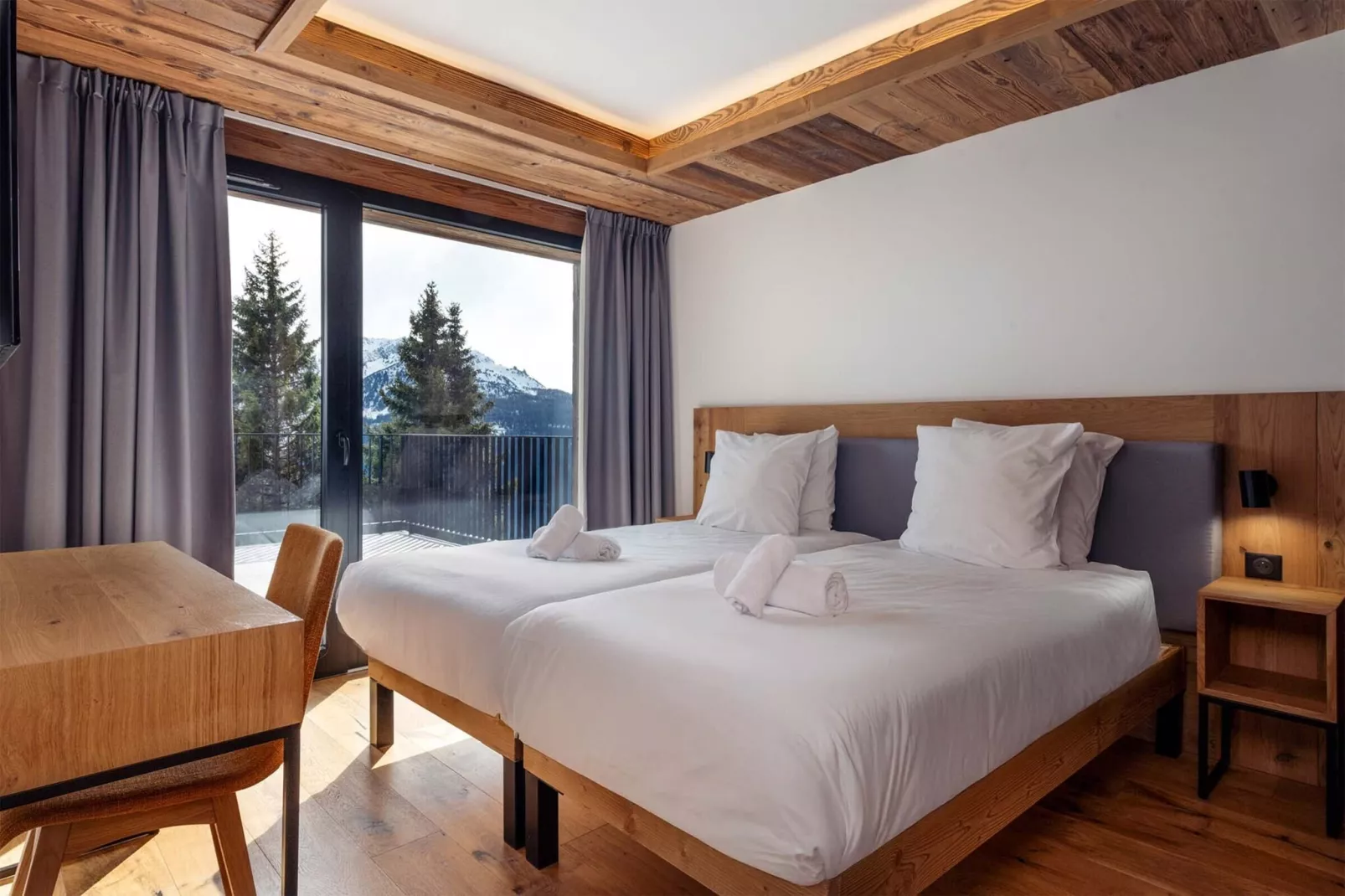 Apartment No 3 4 rooms  cabin-Slaapkamer
