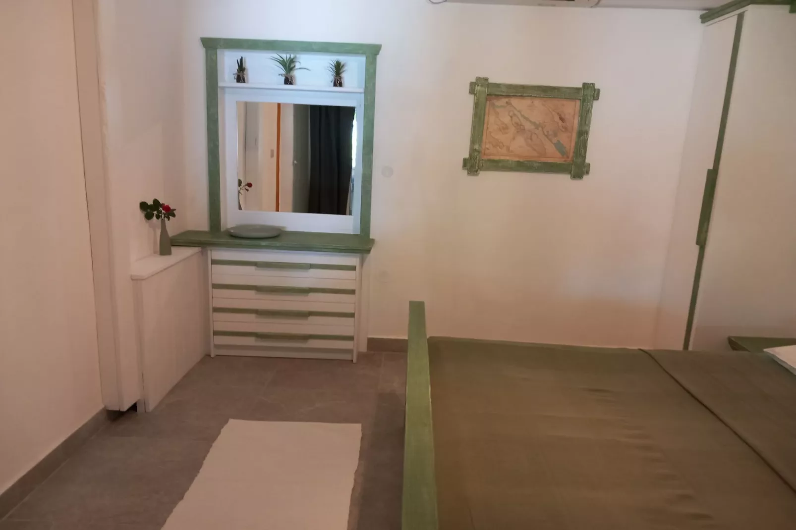 Guest House Green Corner Supetarska Draga - Double Room  With Balcony and Sea View 1-Slaapkamer