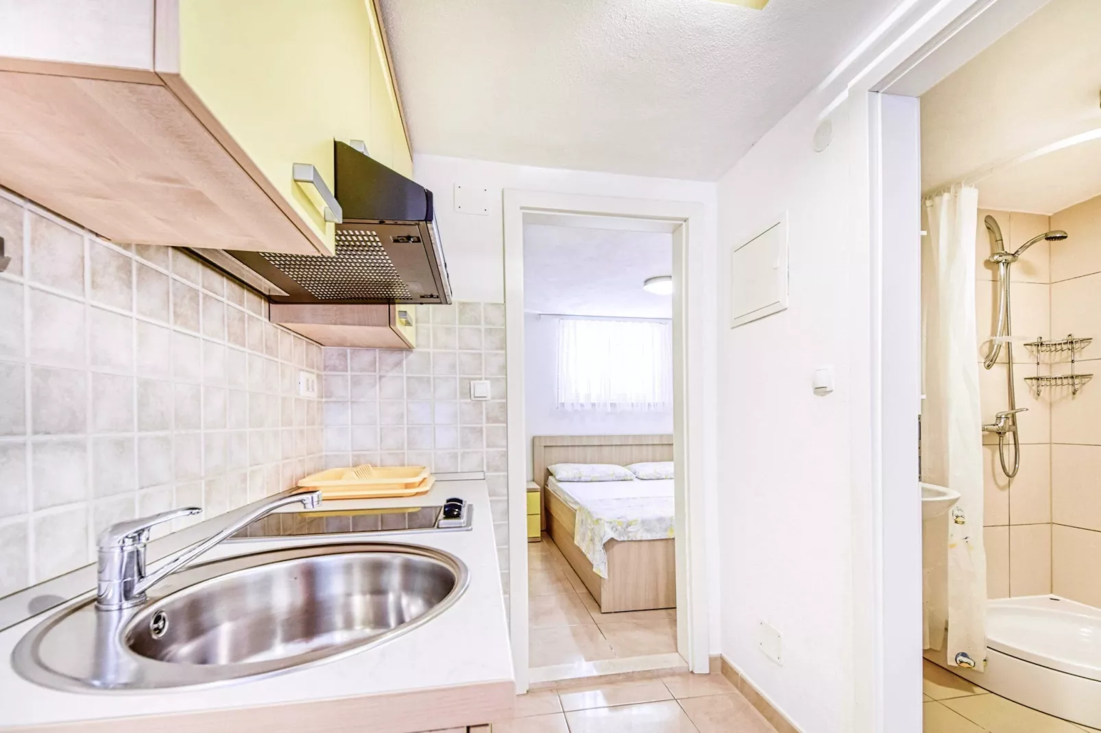 Apartments Gracin - Premium One Bedroom Apartment with Terrace (A3)-Keuken