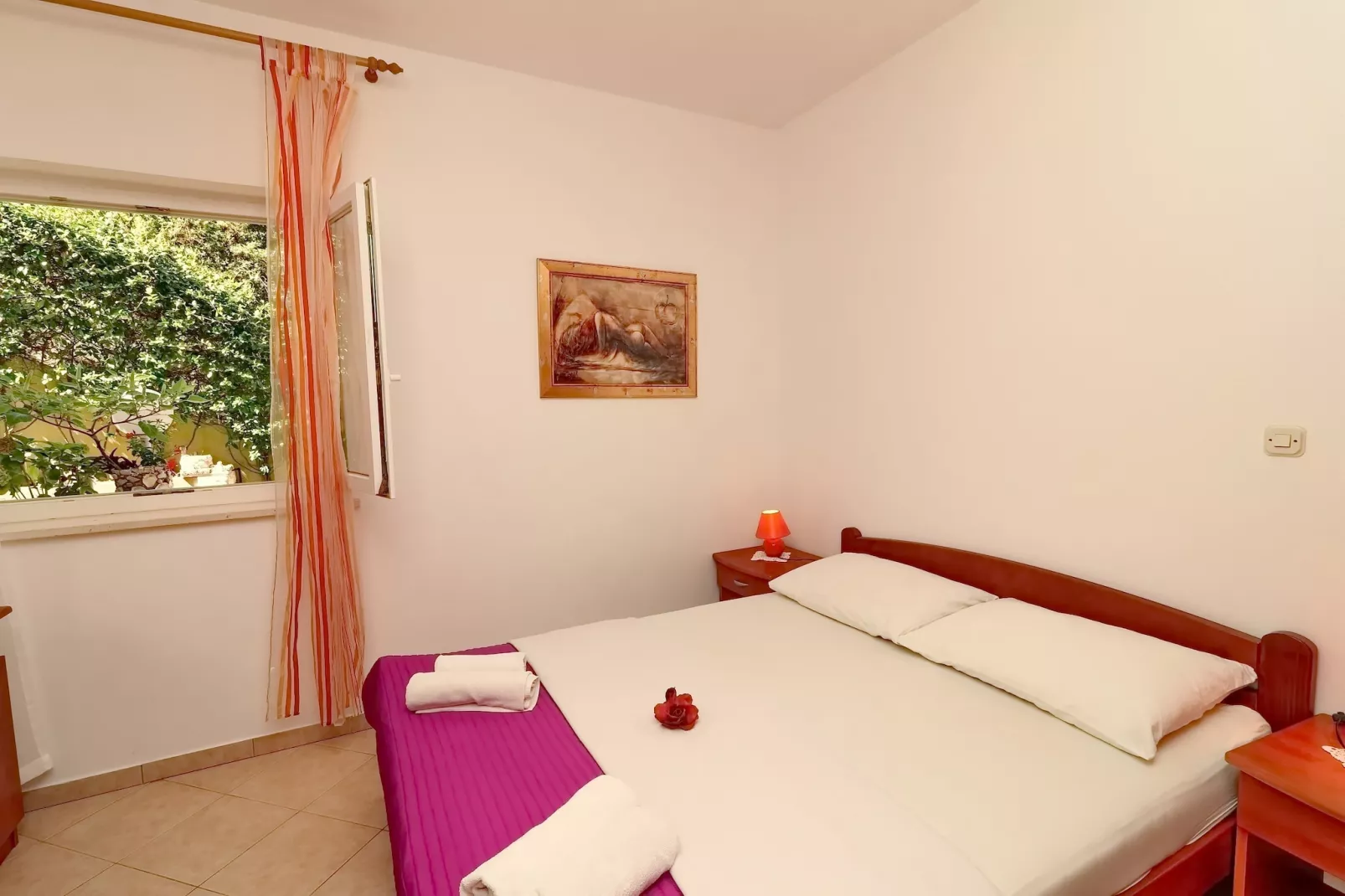 Apartments Villa Cebalo Korčula - Superior Three Bedroom Apartment with Terrace and Sea View  MARKO-Slaapkamer