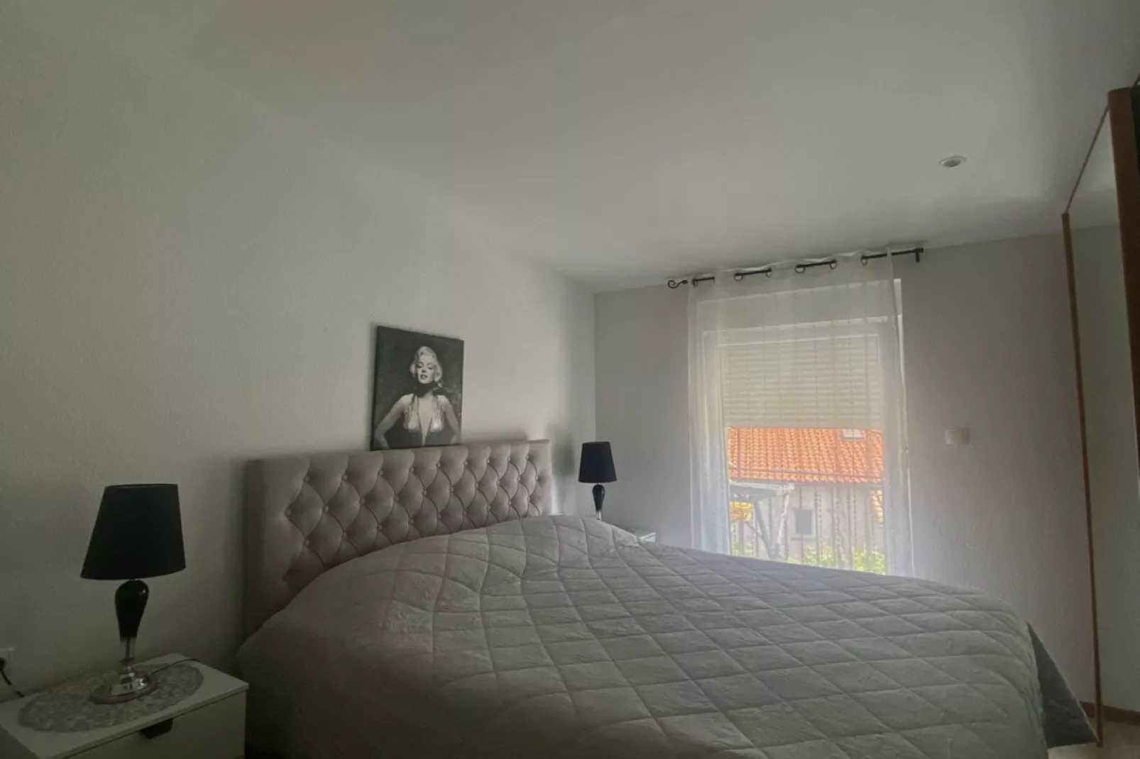 Luxury Lovran Apartments with Swimming Pool - Classic One Bedroom Apartment-Slaapkamer
