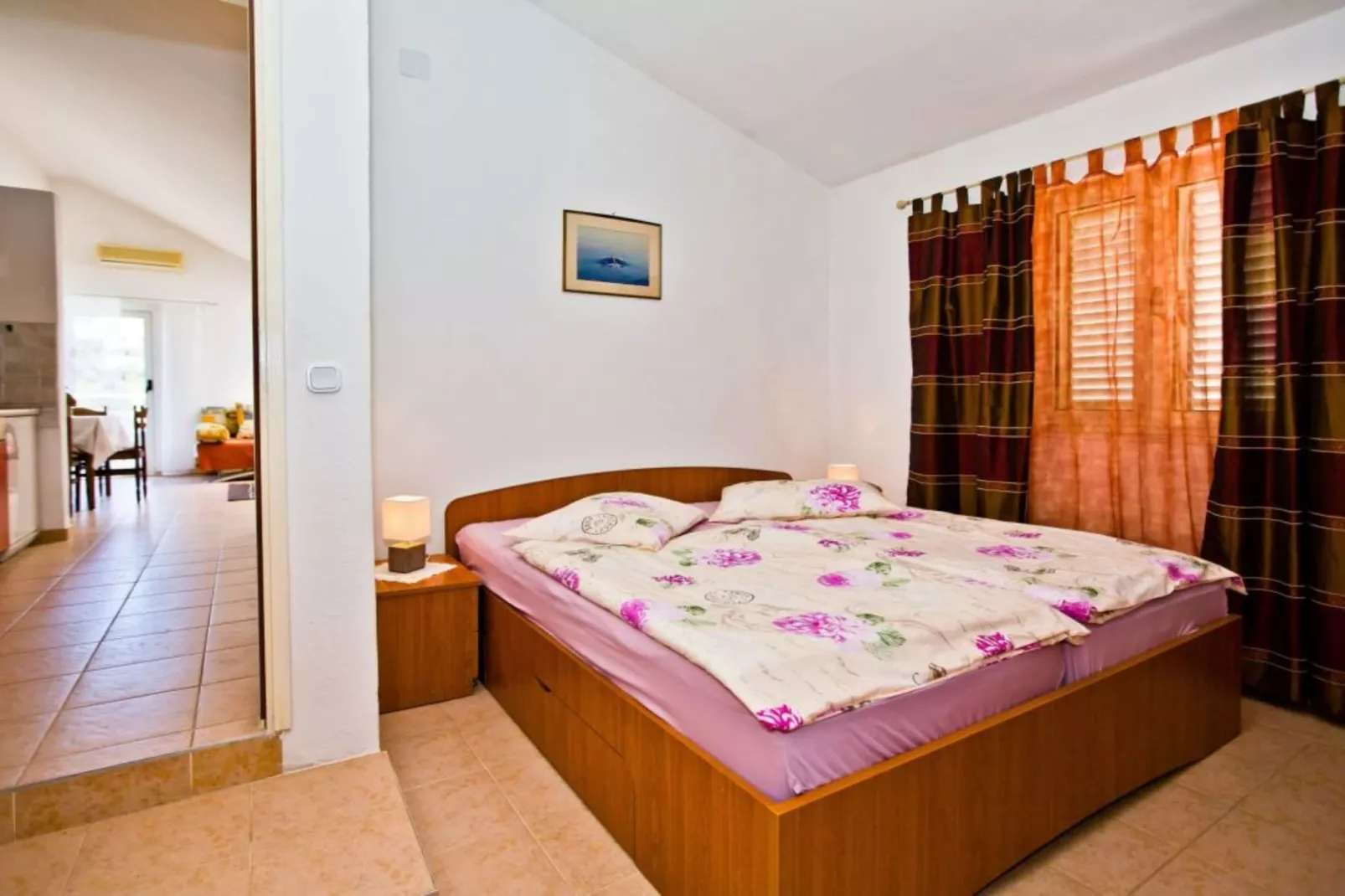 Apartments Jacky - Comfort One Bedroom Apartment with Balcony (owner 3)-Slaapkamer