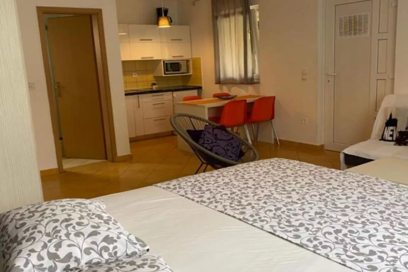 Apartments Lara Rab - Studio Apartment with Balcony-Slaapkamer
