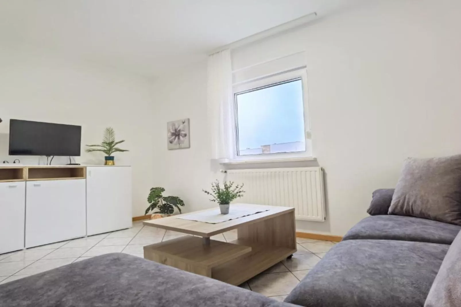 Villa Sanja -  One Bedroom Apartment with Balcony and Sea View 1-Woonkamer