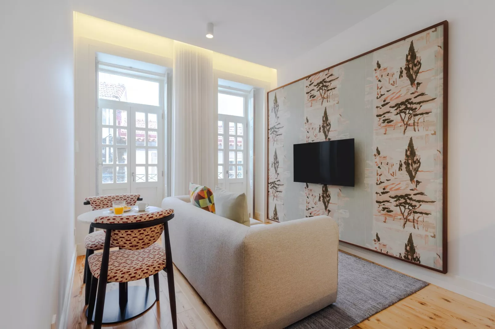 Feel Porto Clérigos Charm Flat 2.3-Woonkamer