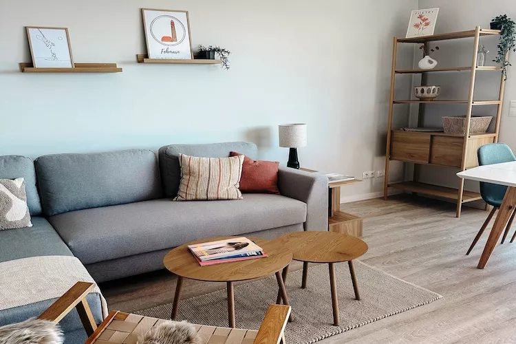 FeWo Hygge Havn-Woonkamer
