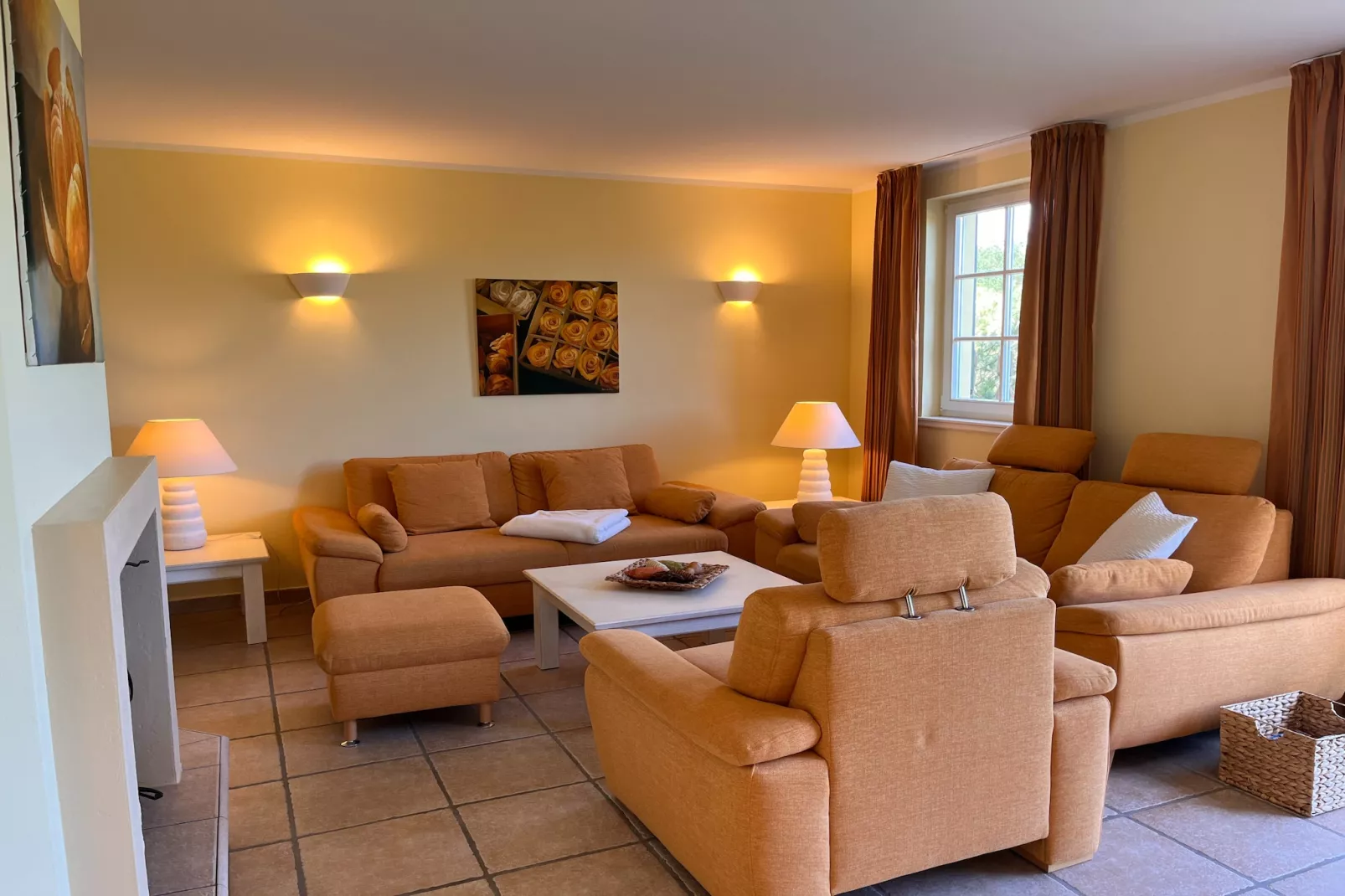 Dünenhaus - Strandhotel Dünenmeer-Woonkamer