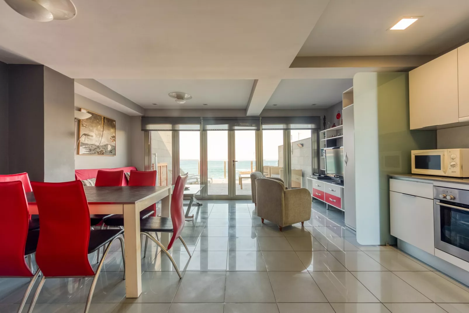 Incredible terrace ocean views By CanariasGetaway-Eetkamer