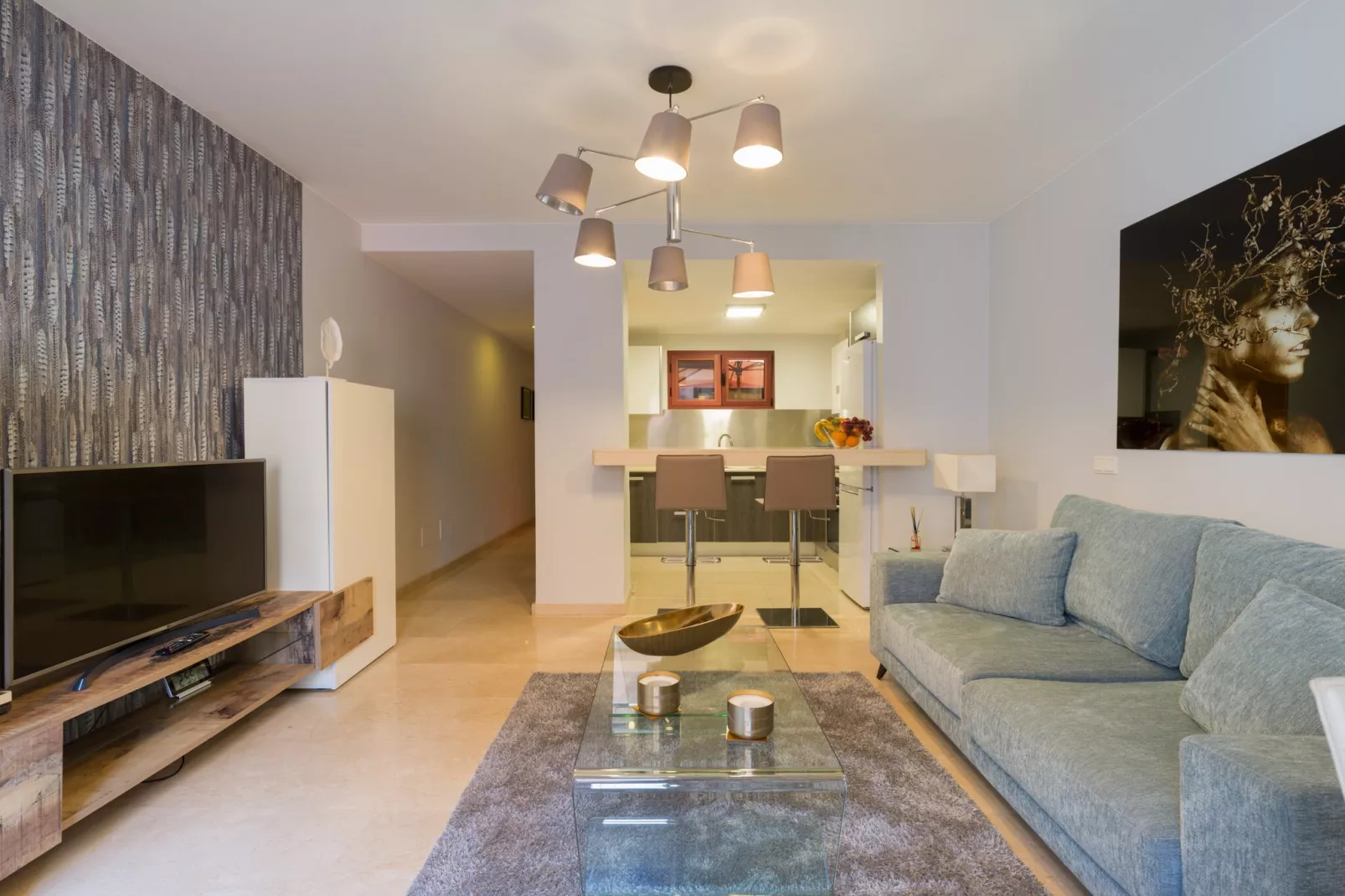 Luxury Dunas in Las Canteras By CanariasGetaway-Woonkamer