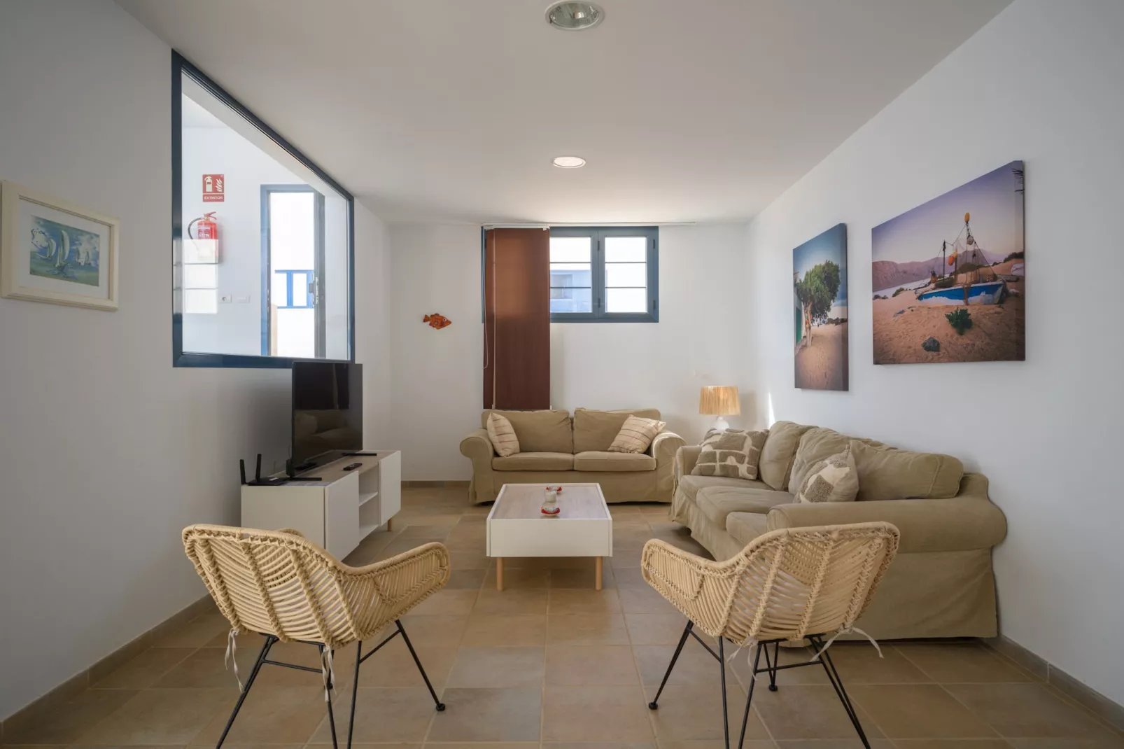 La Casa de La Graciosa-Woonkamer