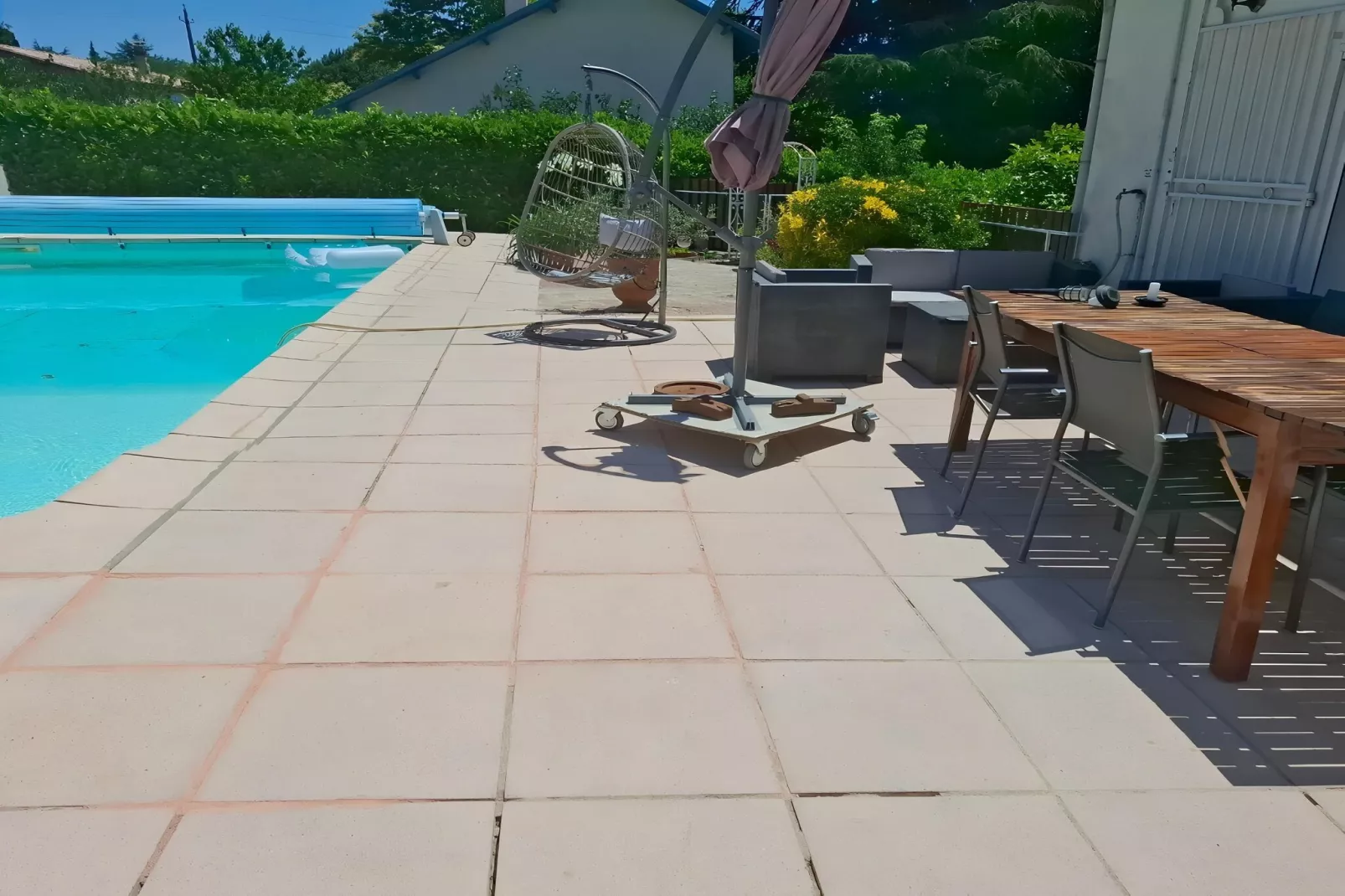 Villa avec piscine-Buitenkant zomer