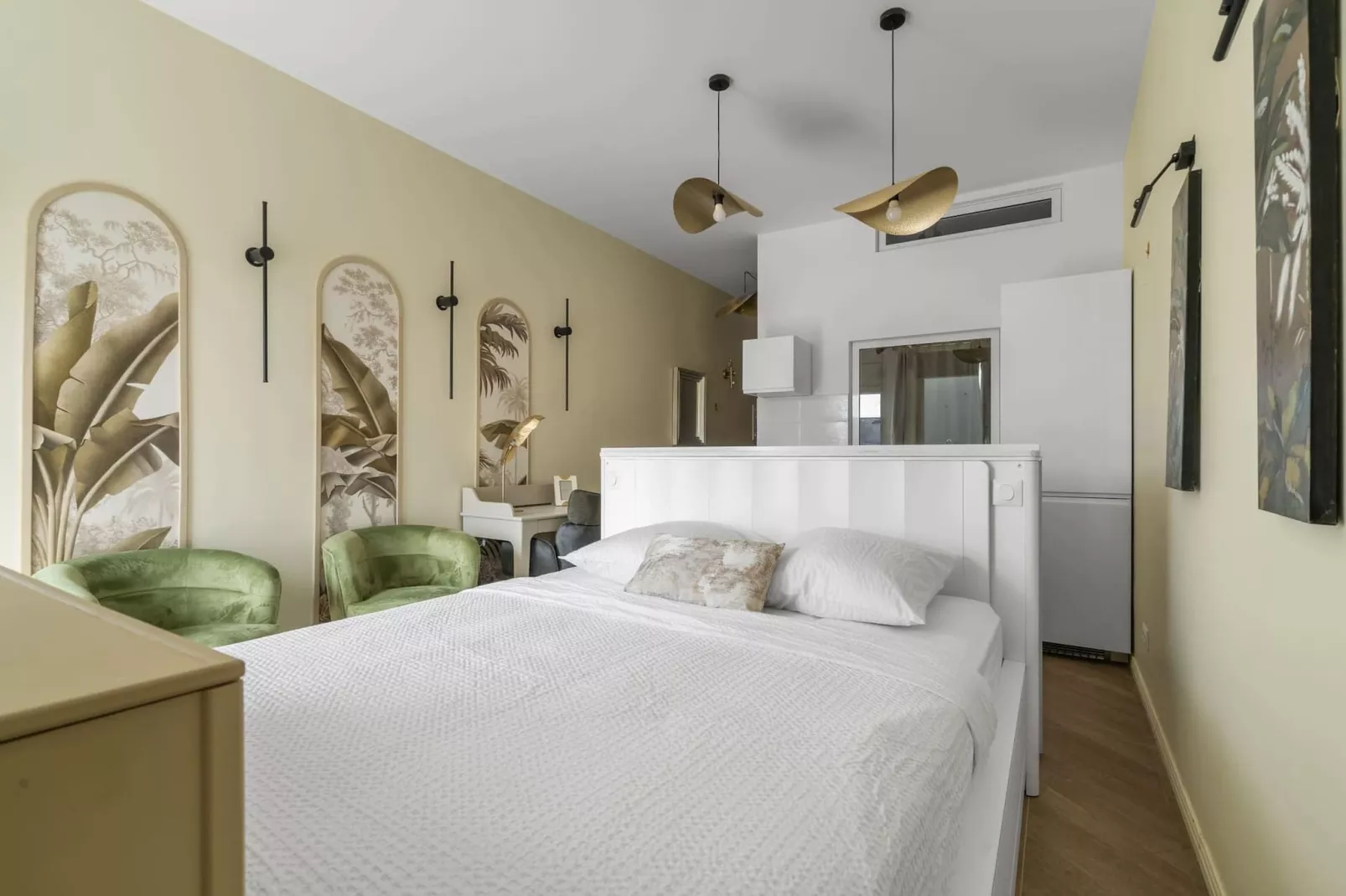 Studios Tropical et Chic-Slaapkamer