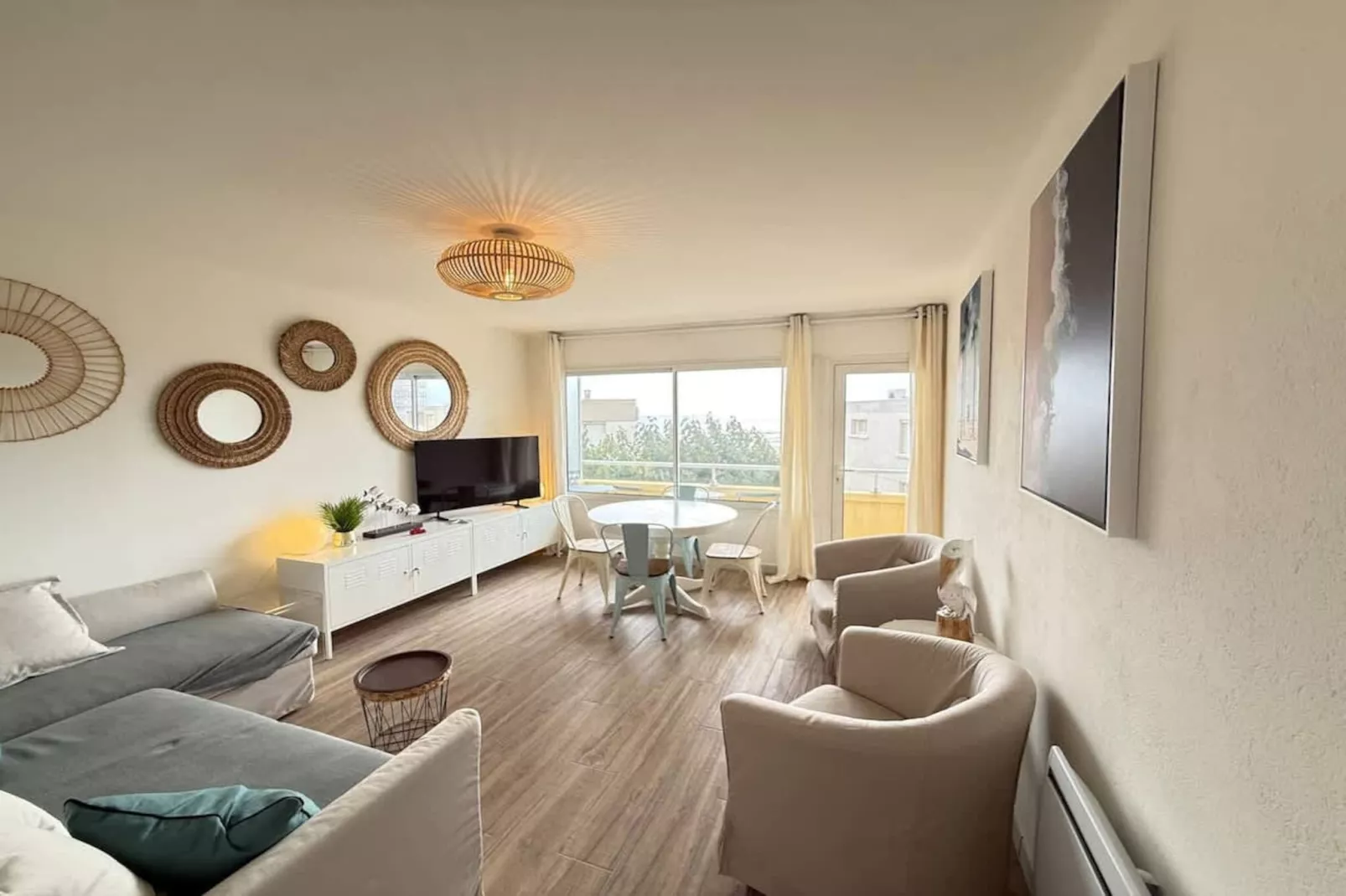 82 Vue Mer et Plage-Woonkamer