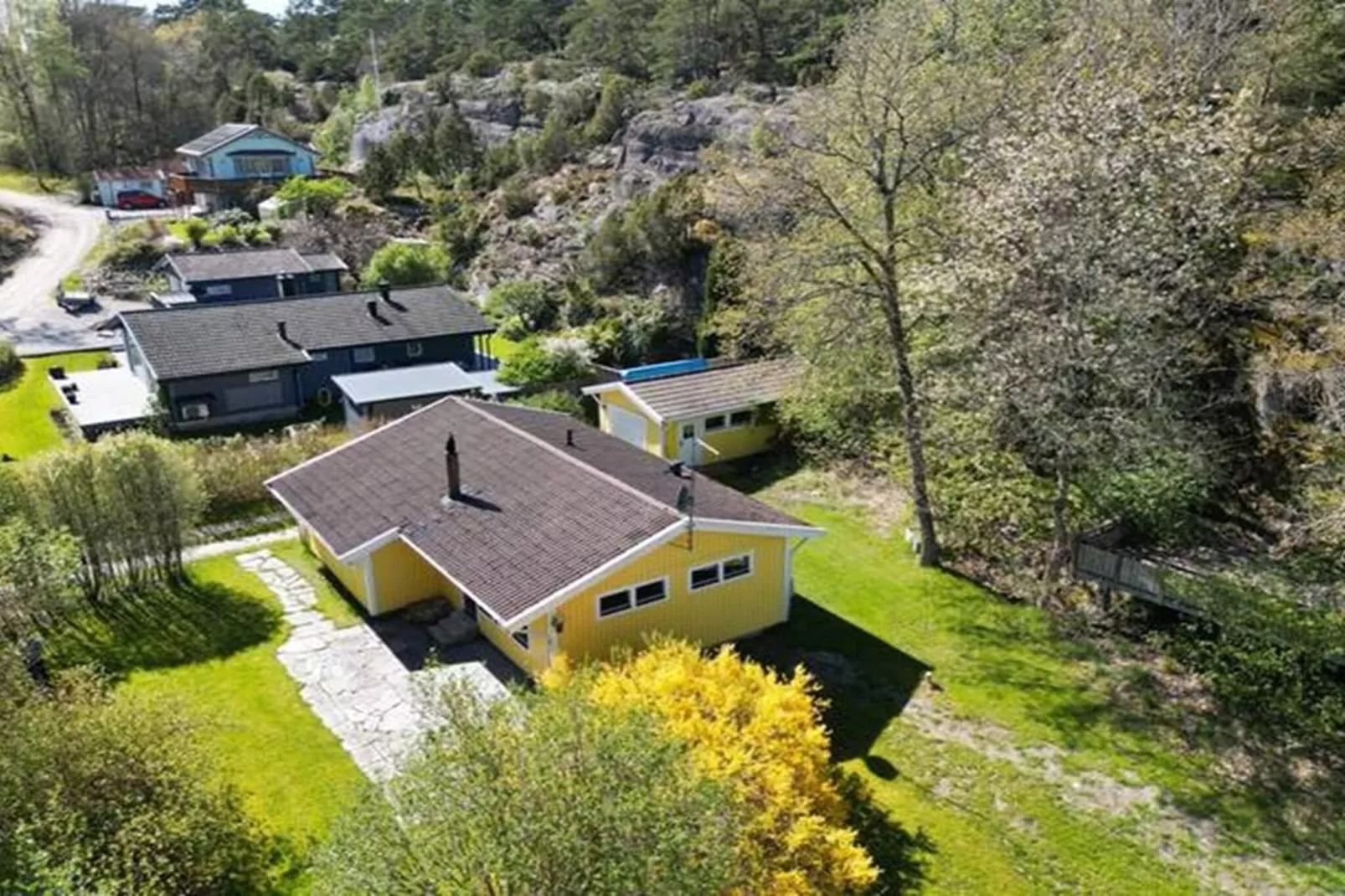 Rustig toevluchtsoord aan de kust op Oddo-Buitenlucht