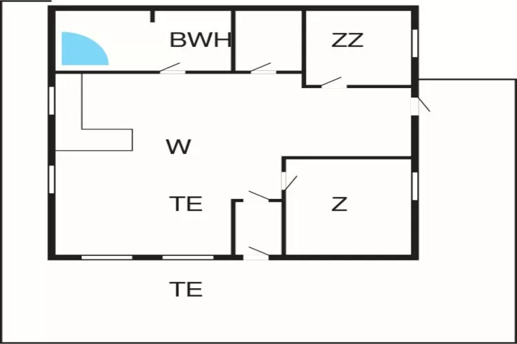 6 persoons vakantie huis in Løkken-By Traum-Plattegrond