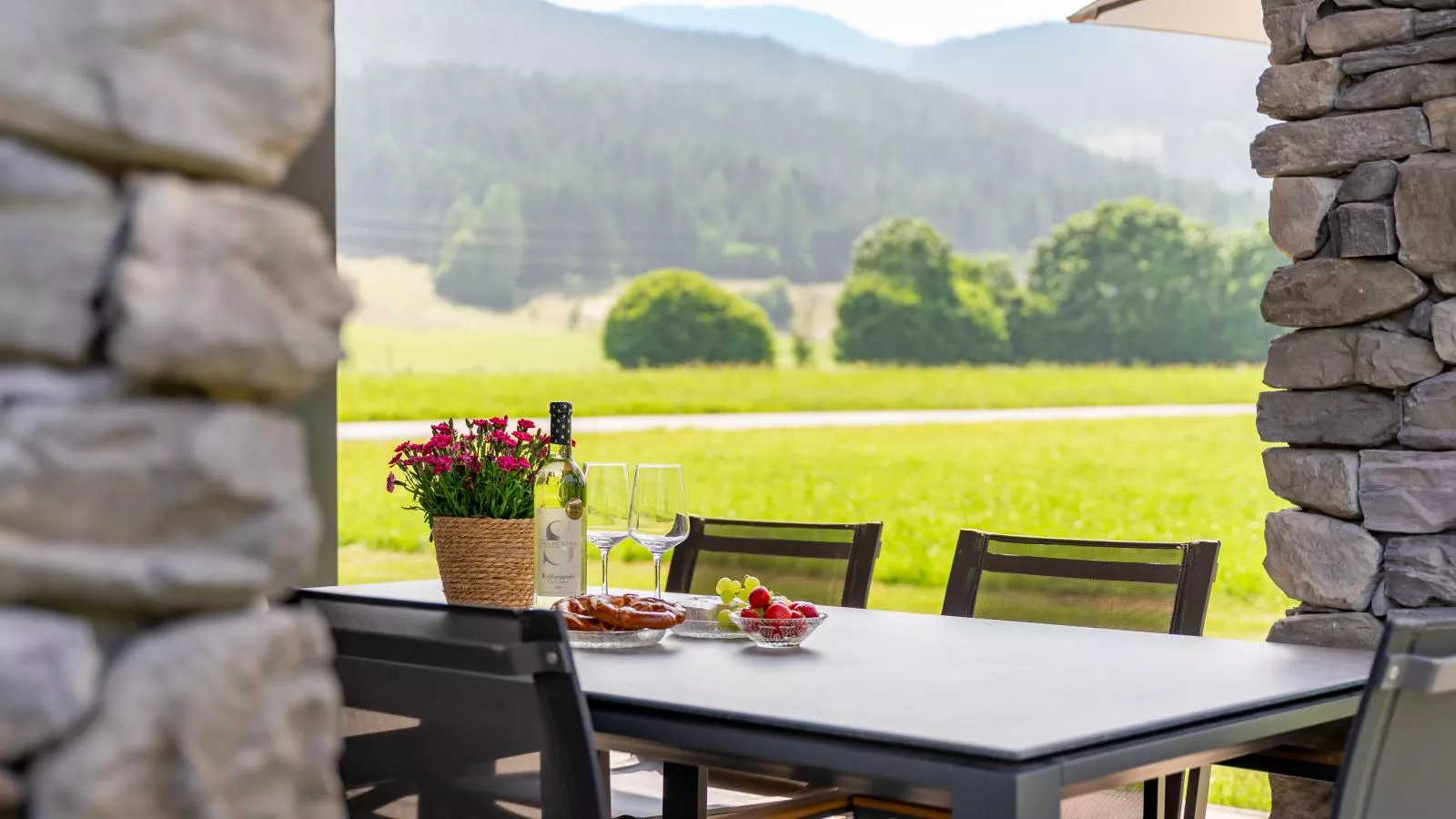 Mountain Chalet Chapeau-Terrasbalkon