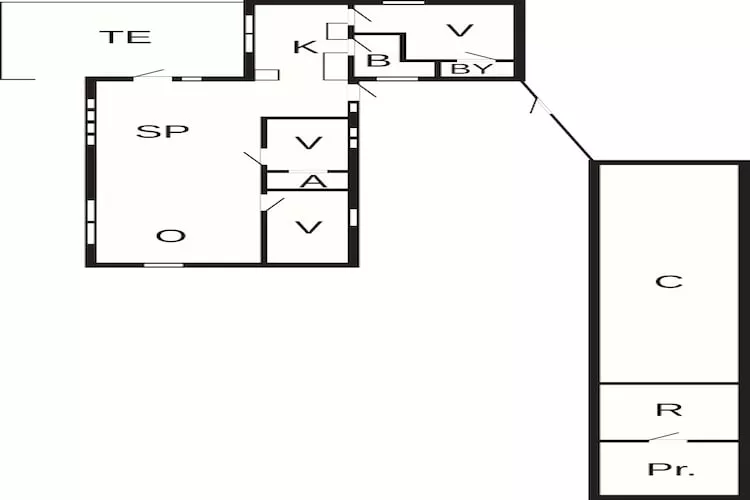6 Personen vakantie huis in Haderslev-Plattegrond