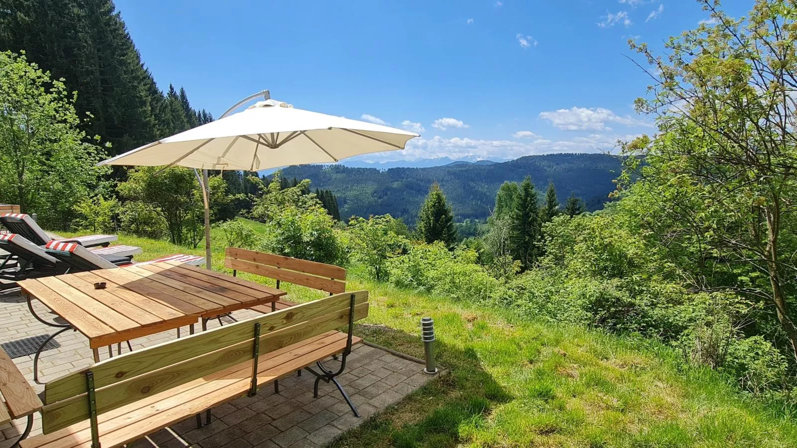 Sternenchalet-Uitzicht zomer