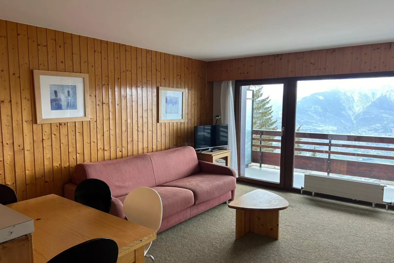 Diablerets D 012 -MOUNTAIN studio 4 pers-Woonkamer