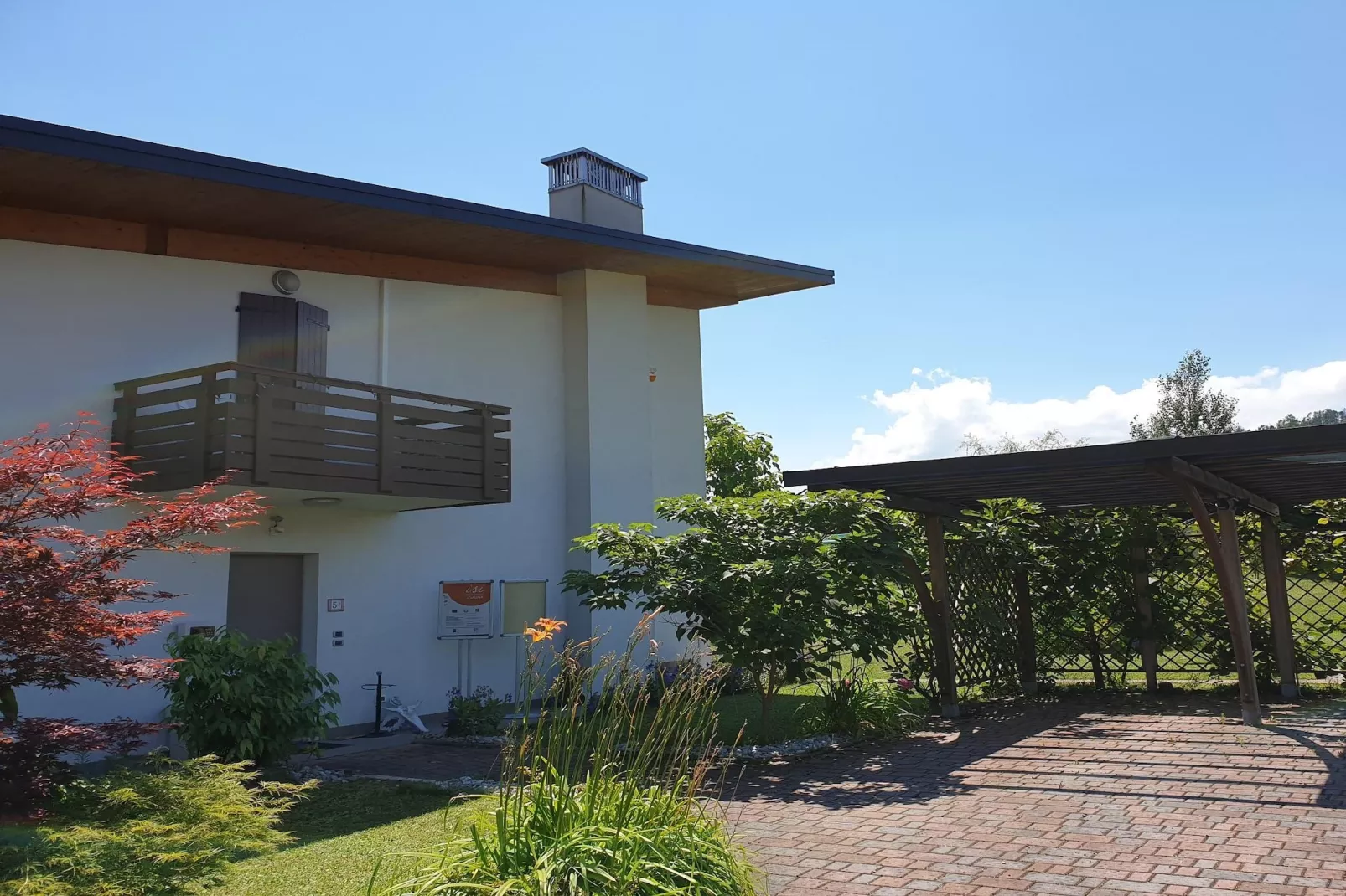 Casa Vacanze Belluno-Buitenkant zomer