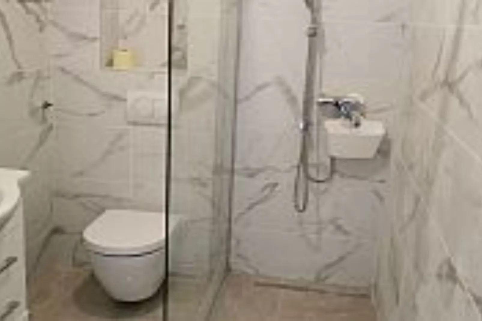 Apartments Jović - One Bedroom Apartment withTerrace (A4)-Badkamer