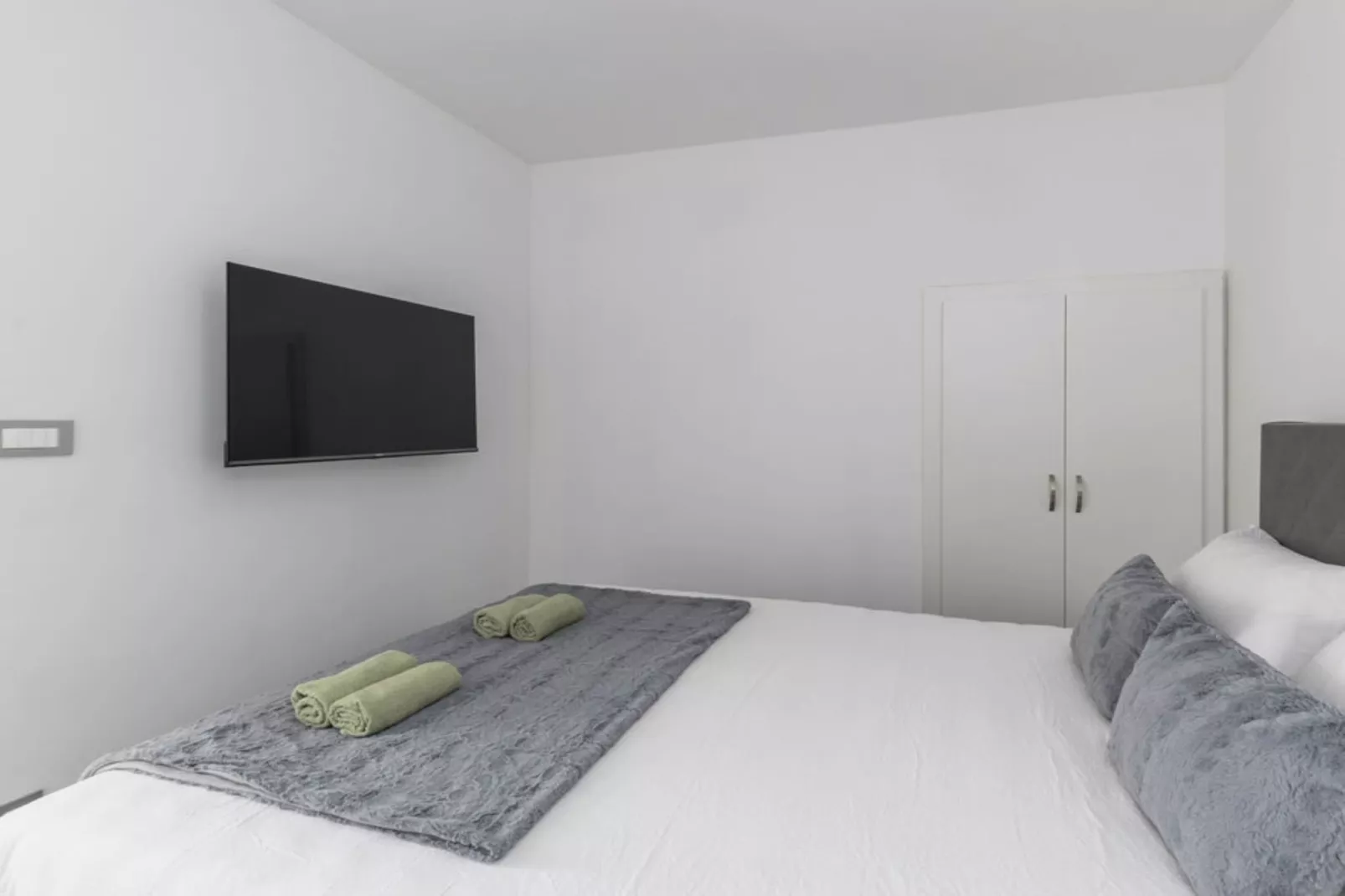 Apartments Bregha - Three Bedroom Apartment with Terrace-Slaapkamer