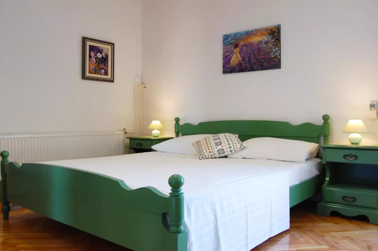Apartment Jurišić Korčula - One Bedroom Apartment with Terrace-Slaapkamer