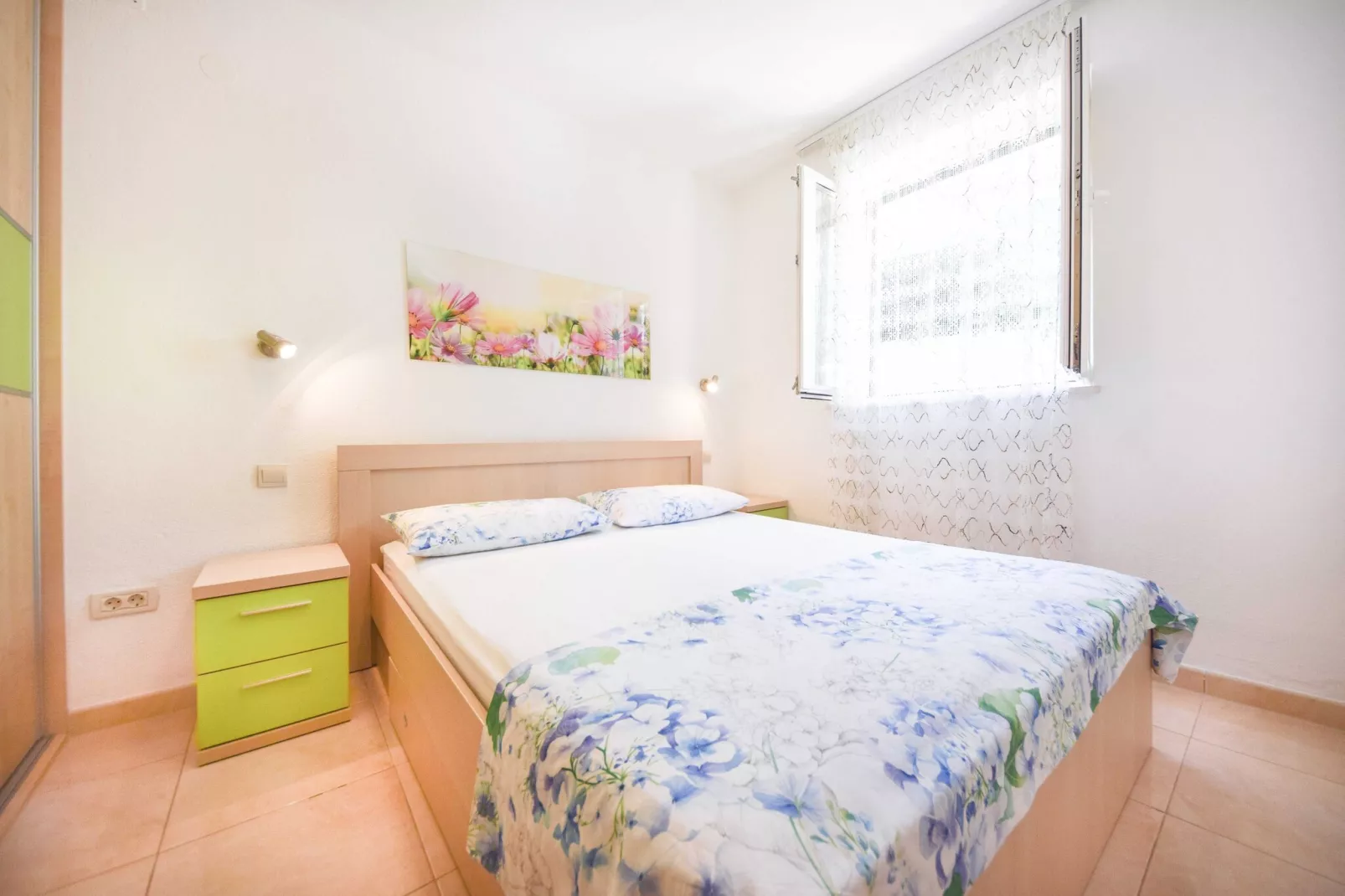 Apartments Gracin - Superior One Bedroom Apartment with Terrace (A2)-Slaapkamer