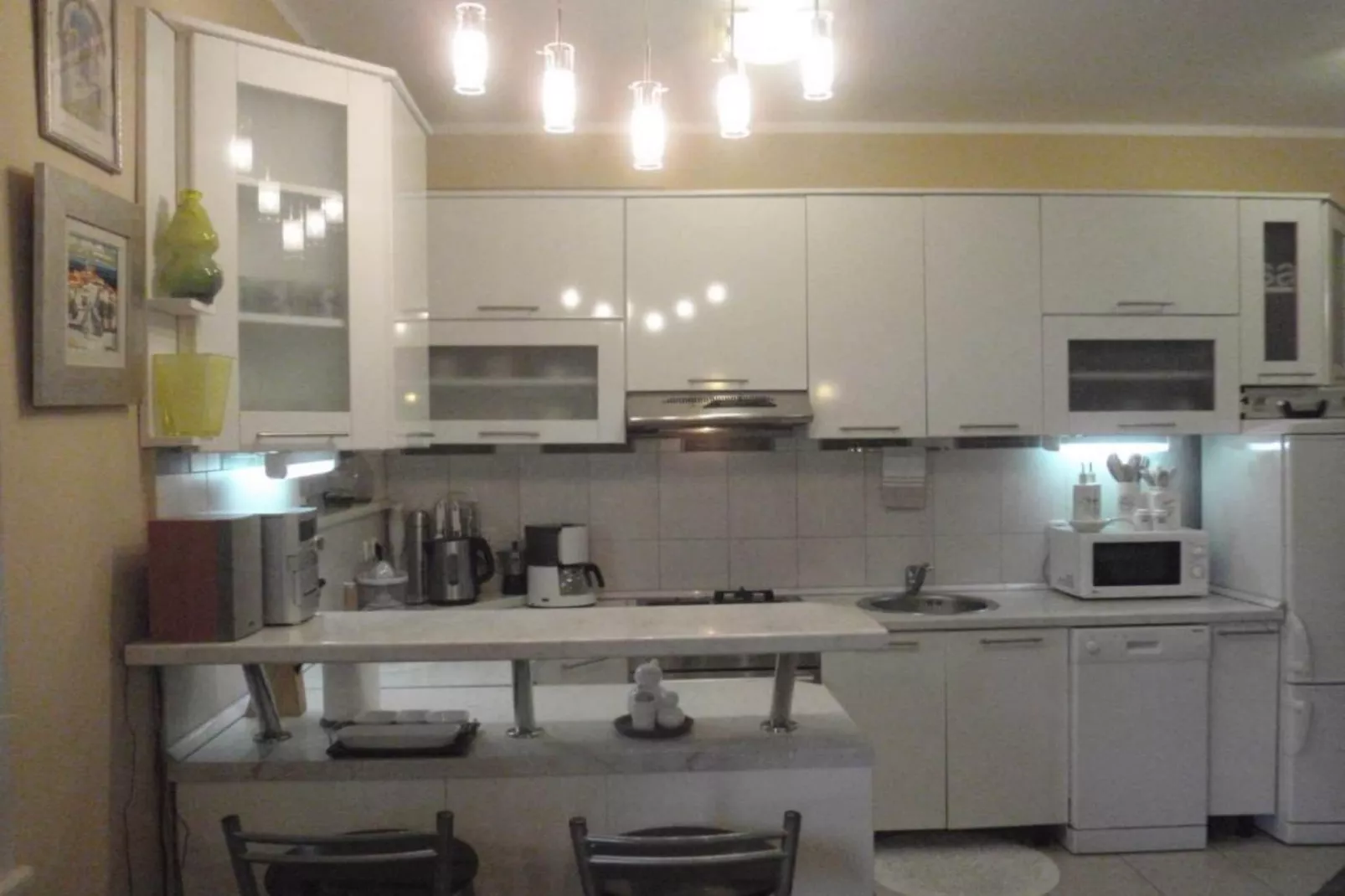 Apartment Plaza - One Bedroom Apartment With Sea View-Keuken