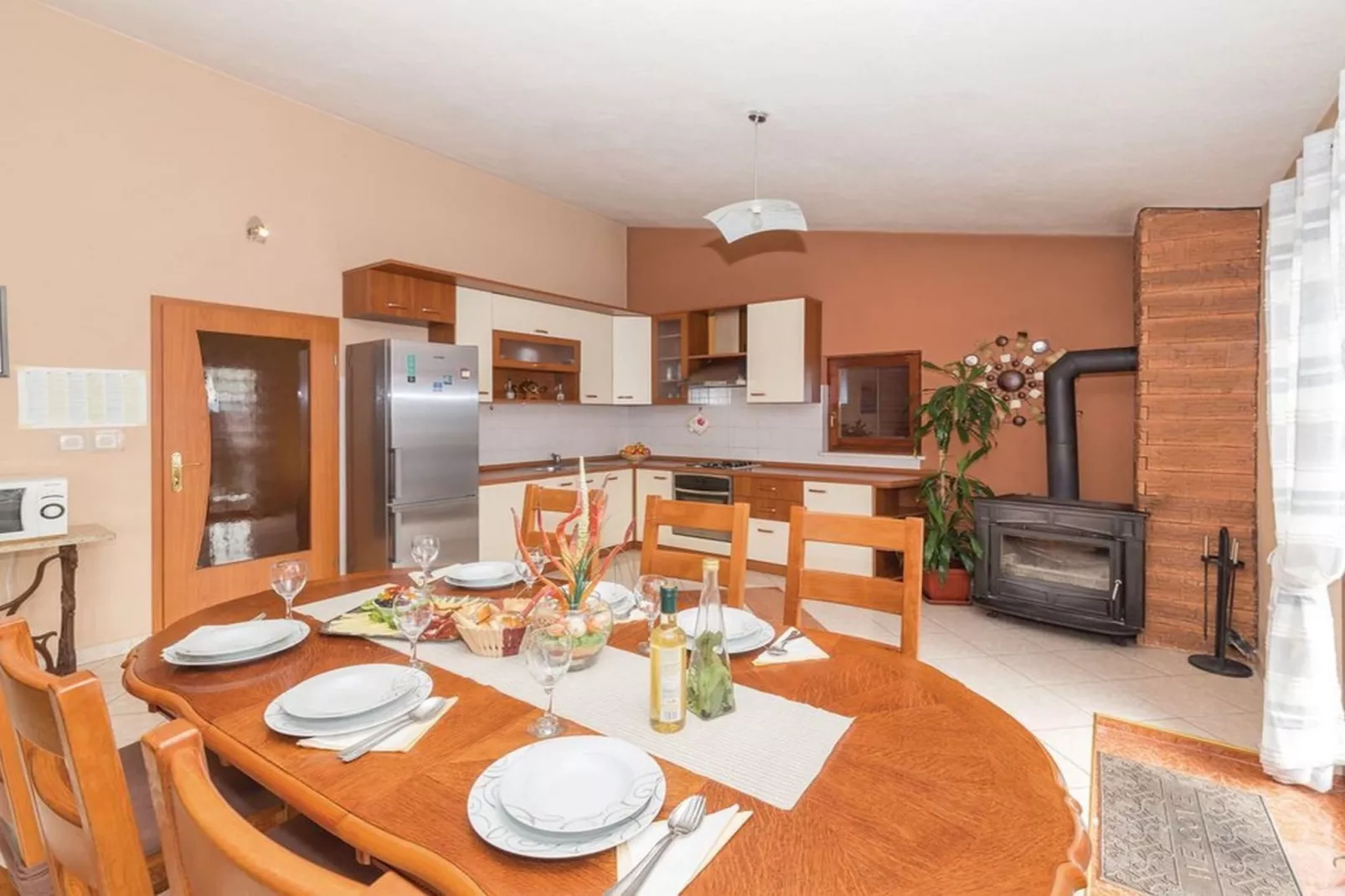 Mediterranean Stylish Villa with Pool in Kastel Stari - Six Bedroom Villa with Pool-Keuken