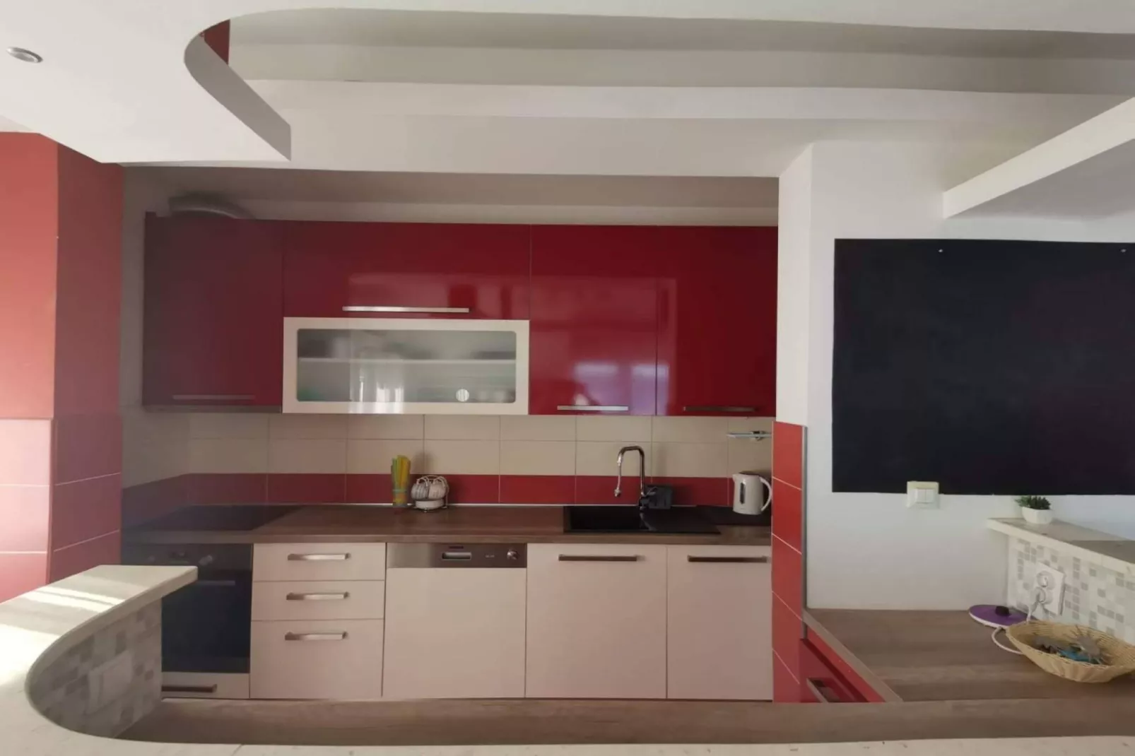 Luxury Seget Donji Apartments with Terrace and Sea View - Two Bedroom Apartment with Terrace and Sea View-Keuken