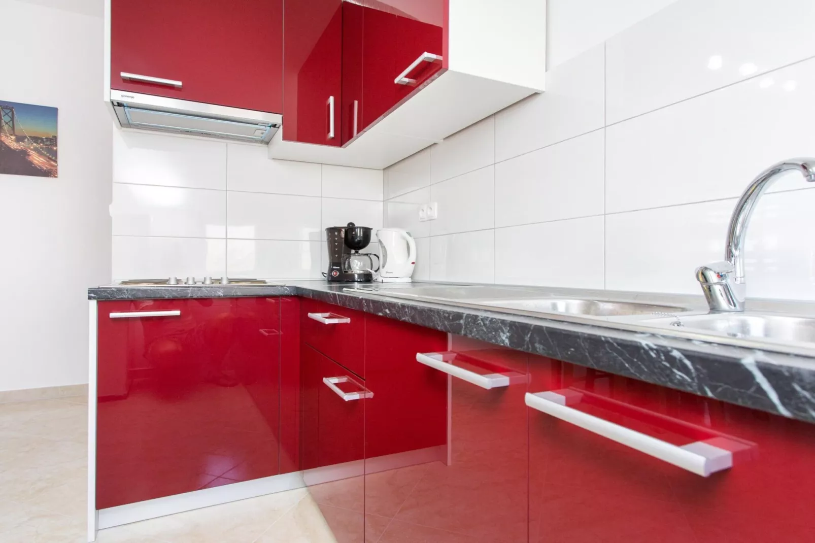 Scenic Elegant Apartments Krk with Balcony and Pool - Comfort Two Bedroom Apartment with Balcony and Pool (owner 4)-Keuken