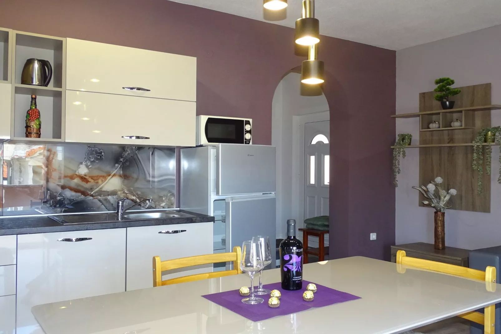 One Bedroom Apartment Luna 3-Keuken